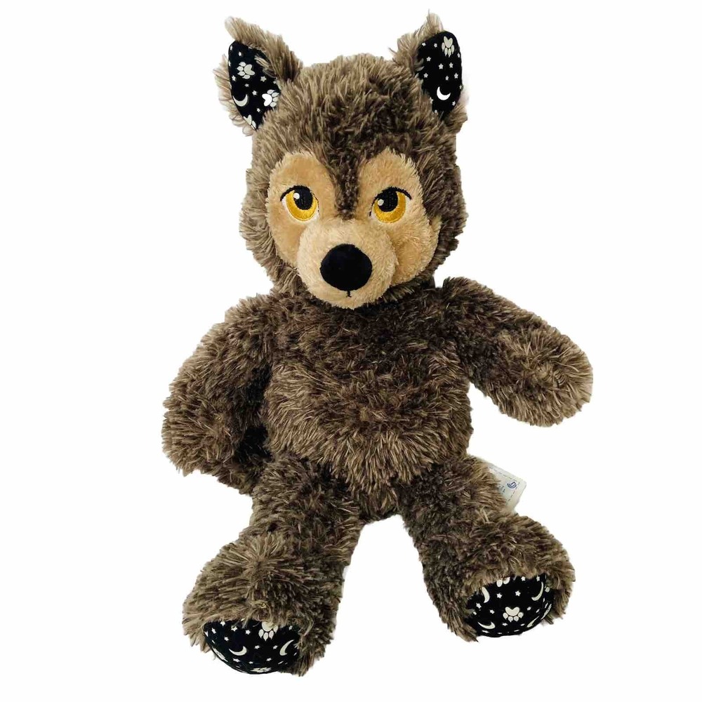 Build A Bear Werewolf Howl-O-Ween Plush Glow Dark Halloween Wolf 2015 Gray 17in